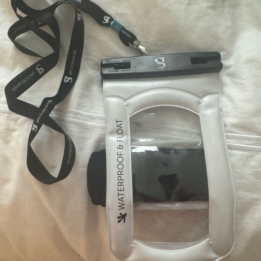 Waterproof Floating Phone Case - Black and White